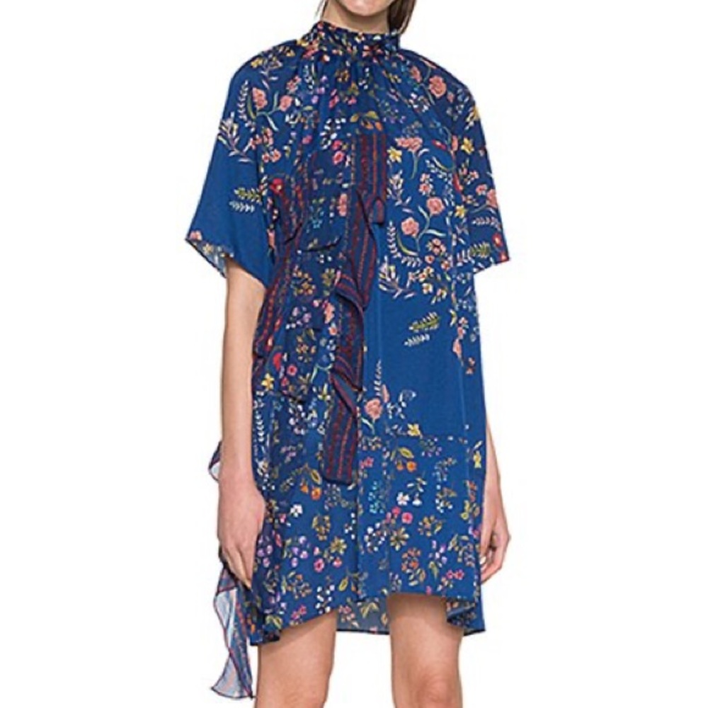 Desigual Blue Floral Shift Dress
